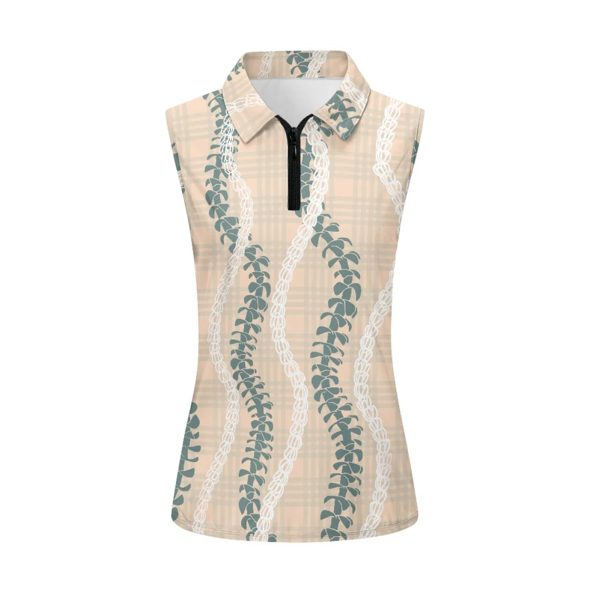 Custom Print Women's Golf Sleeveless Polo Shirt | Racerback & Quick-Dry