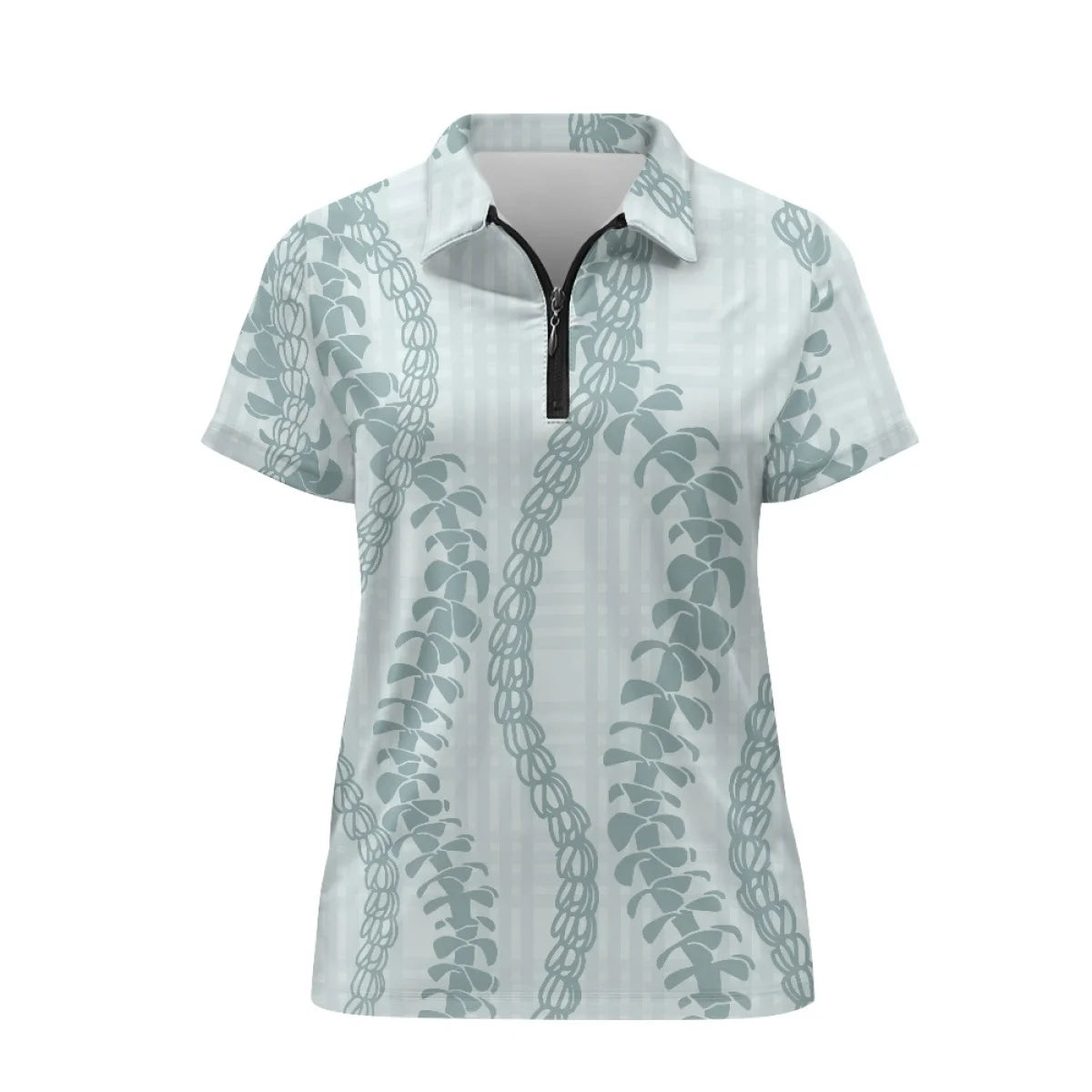 Custom Print Women's Golf Polo Shirt | Quarter-Zip & Quick-Dry Performance