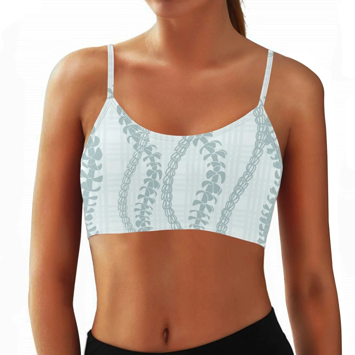 Custom Print Strappy Sports Bra | High Elasticity & Quick-Dry