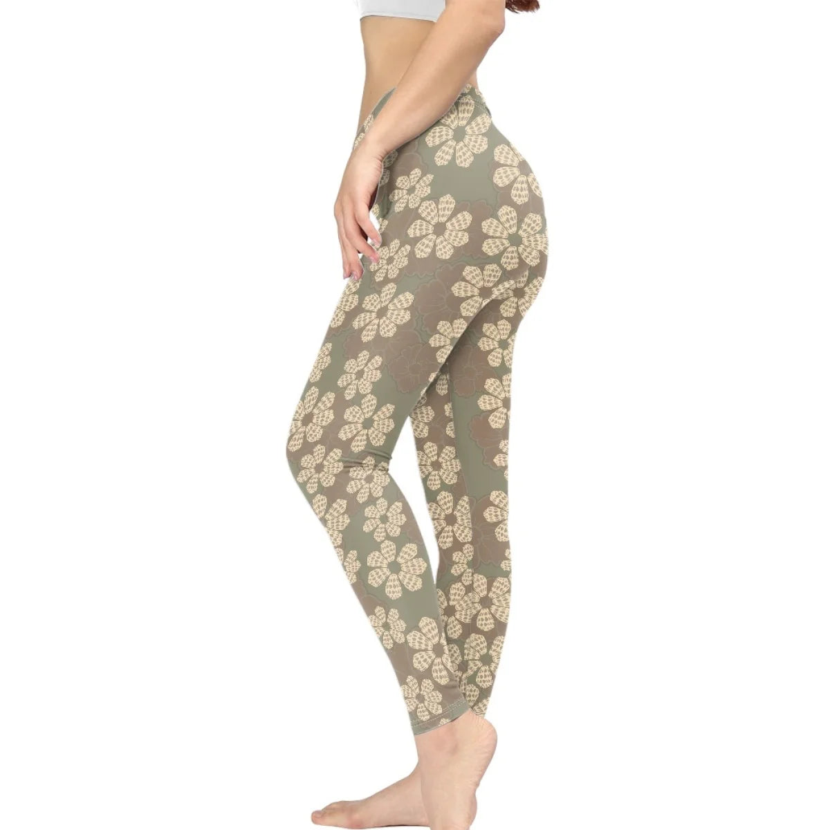 Custom All-Over Print Women's High-Waisted Butt-Lift Yoga Pants - Professional Athletic Leggings