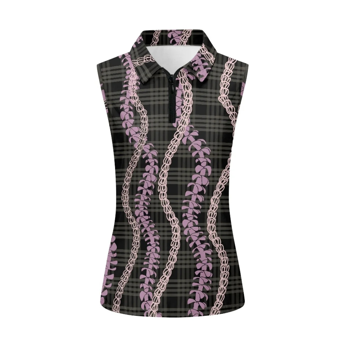 Custom Print Women's Golf Sleeveless Polo Shirt | Racerback & Quick-Dry