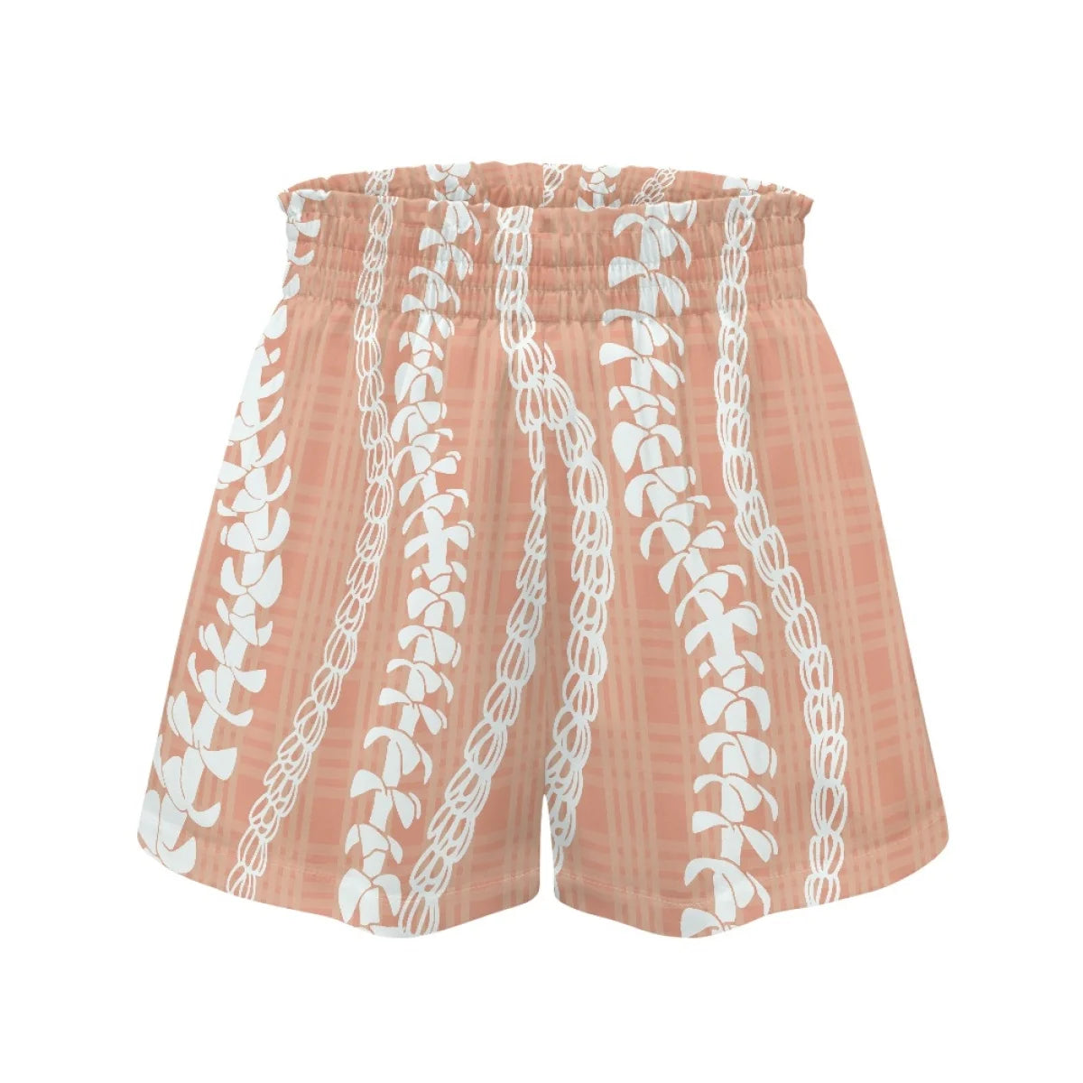 Custom Print High-Waisted Loose Shorts | Paperbag Waist & Side Pockets
