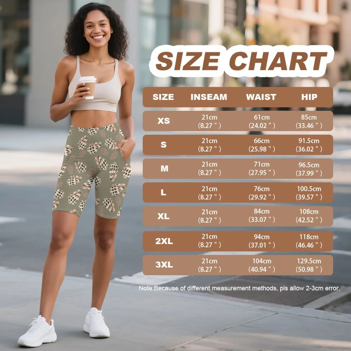 Custom All-Over Print High-Waist Yoga Shorts - Premium Swim-Grade Quick-Dry Biker Shorts