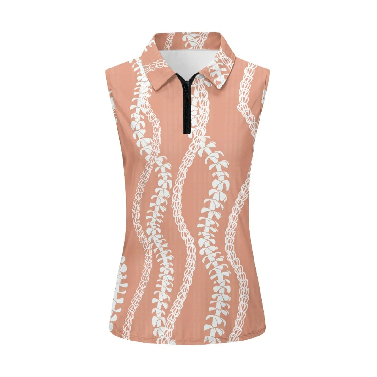 Custom Print Women's Golf Sleeveless Polo Shirt | Racerback & Quick-Dry