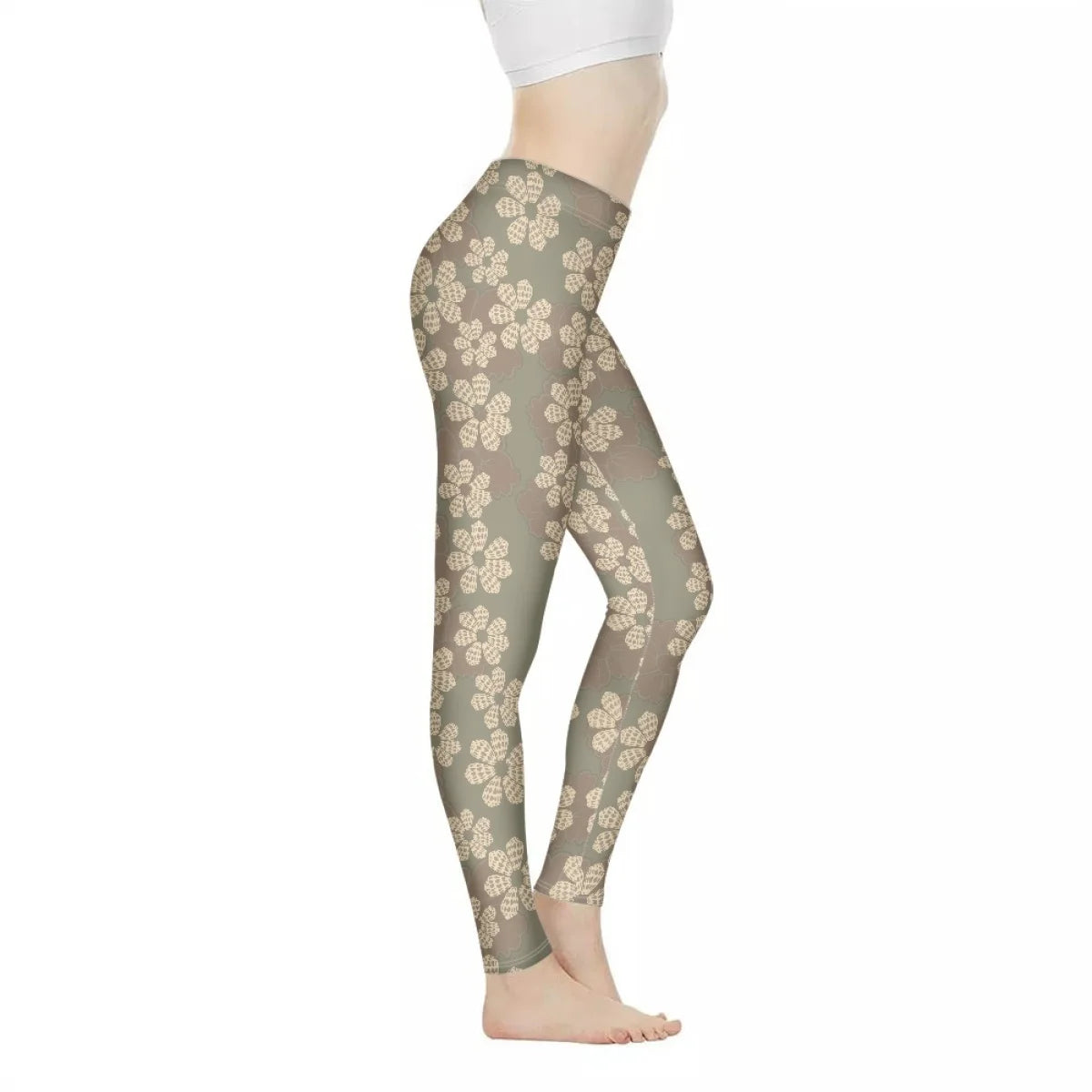 Custom All-Over Print Women's High-Waisted Butt-Lift Yoga Pants - Professional Athletic Leggings