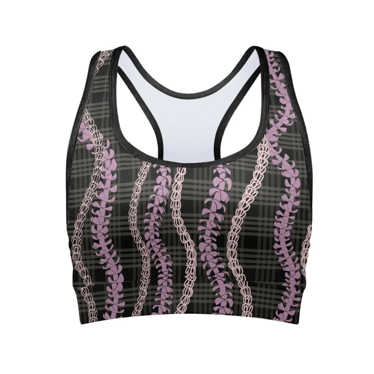 Custom Print Racerback Sports Bra | Breathable & High Elasticity (XS-6XL)