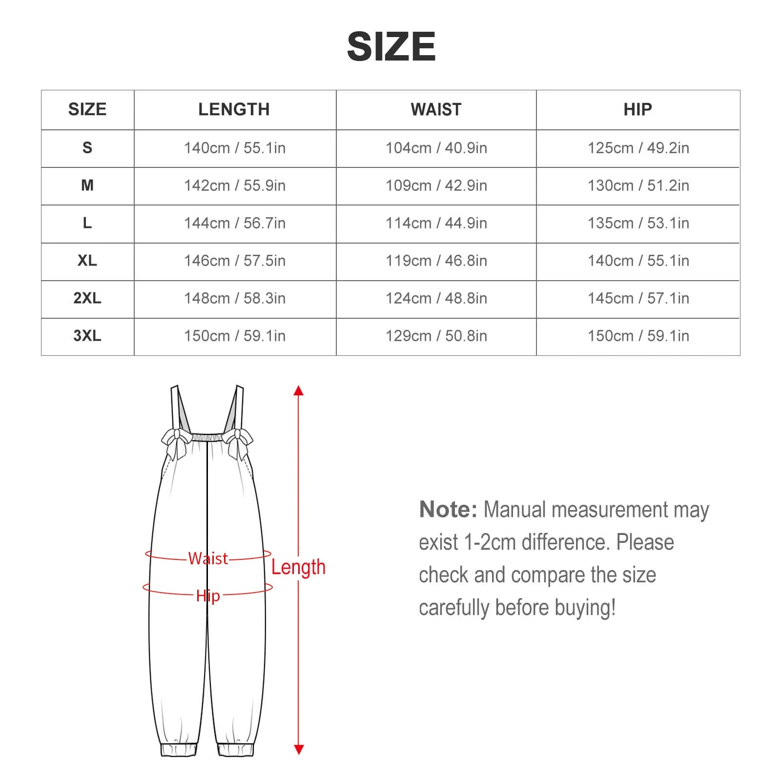 Custom All-Over Print Women's Bow Strap Jumpsuit - Relaxed Cuffed Jogger Romper with Pockets