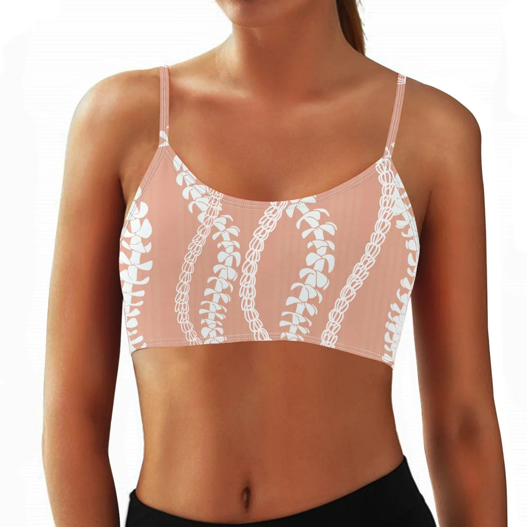 Custom Print Strappy Sports Bra | High Elasticity & Quick-Dry