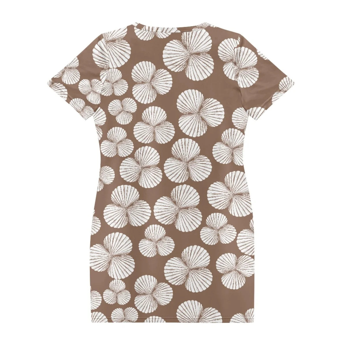 Custom All-Over Print Women's T-Shirt Dress - Relaxed H-Line Casual Gown