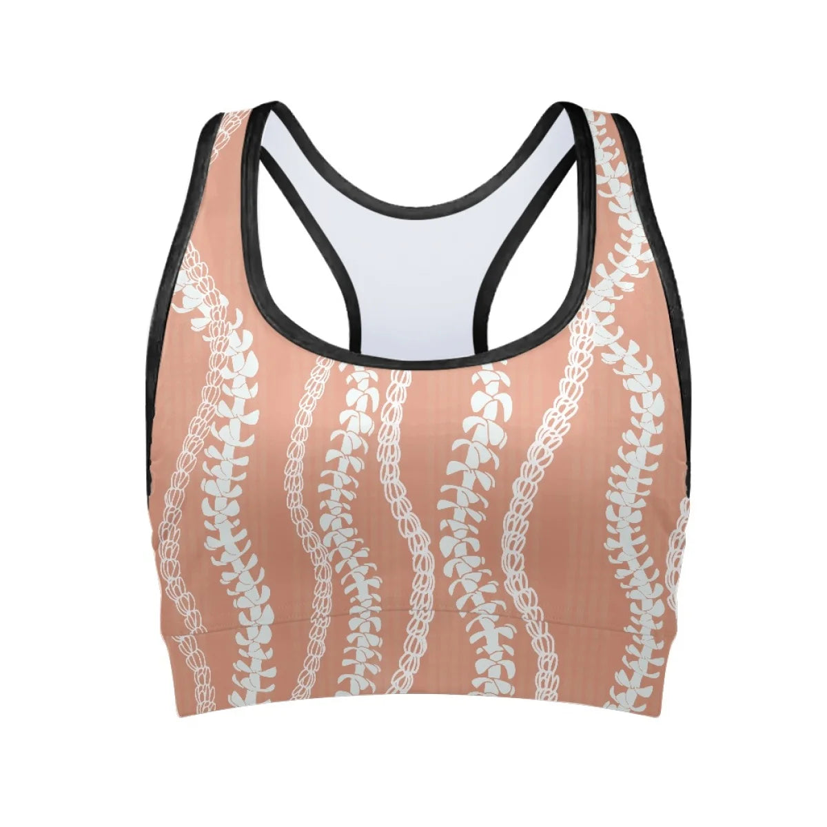 Custom Print Racerback Sports Bra | Breathable & High Elasticity (XS-6XL)