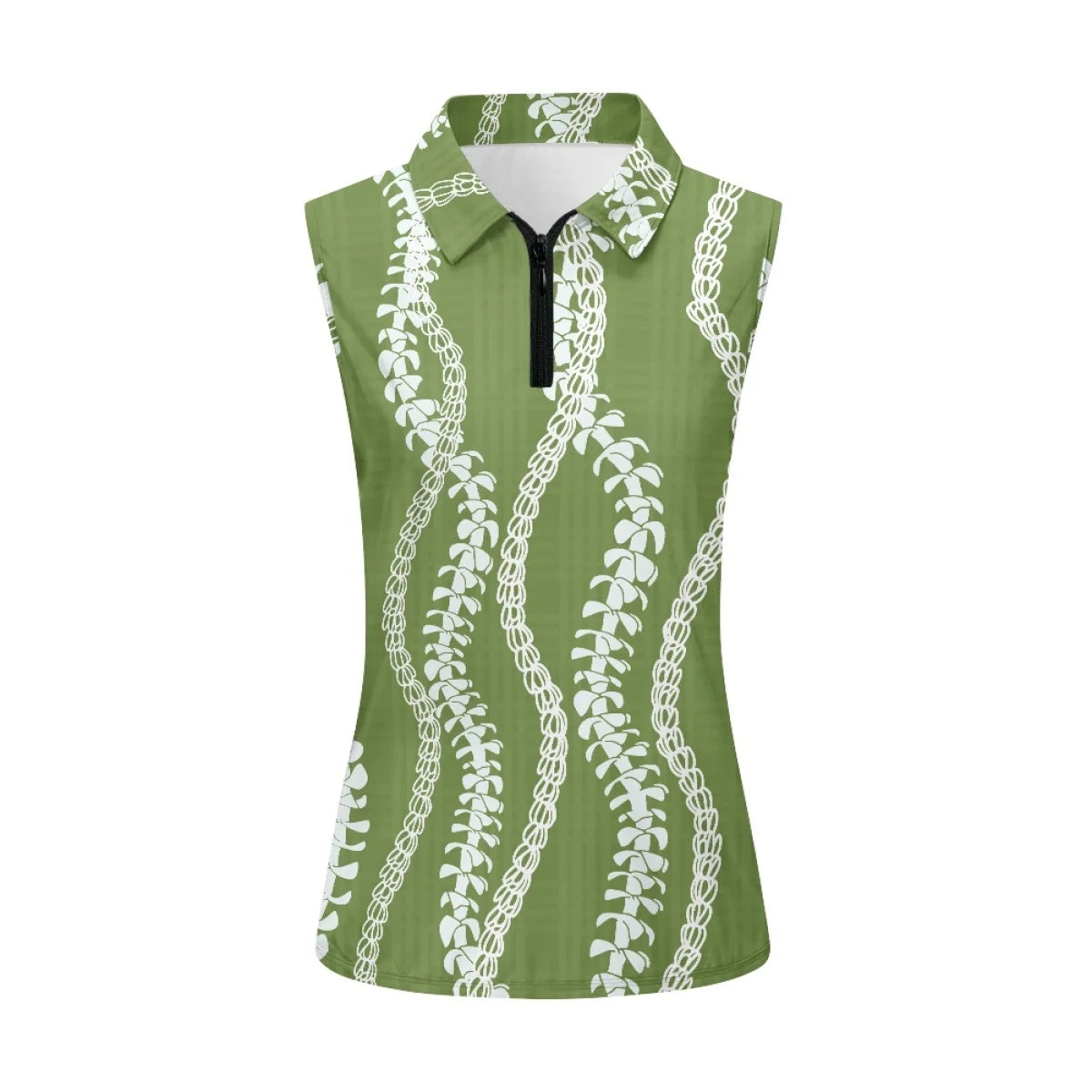 Custom Print Women's Golf Sleeveless Polo Shirt | Racerback & Quick-Dry