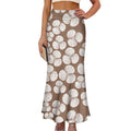 Custom All-Over Print Women's High-Waist A-Line Maxi Skirt - Dual Pocket Slimming Vacation Skirt