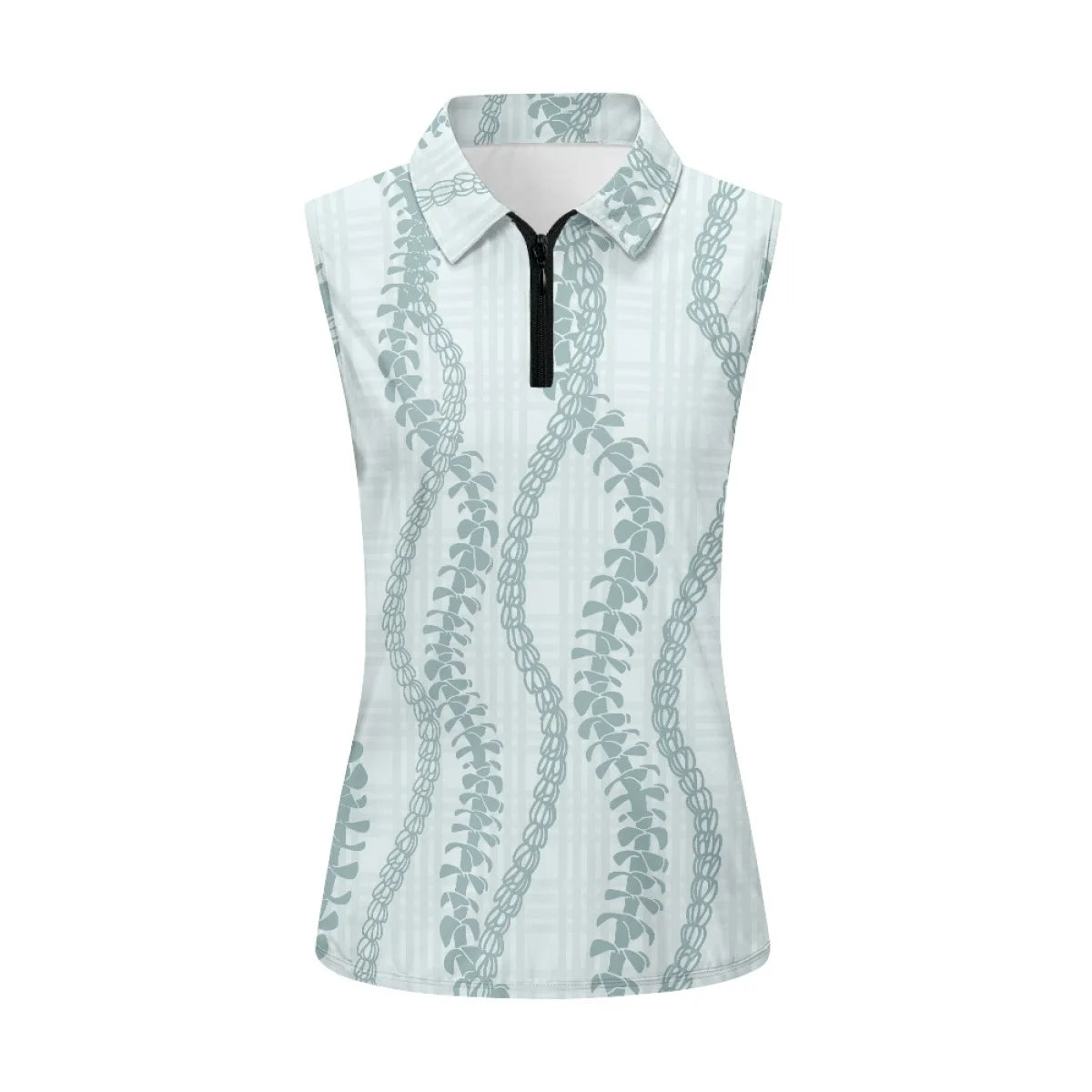 Custom Print Women's Golf Sleeveless Polo Shirt | Racerback & Quick-Dry