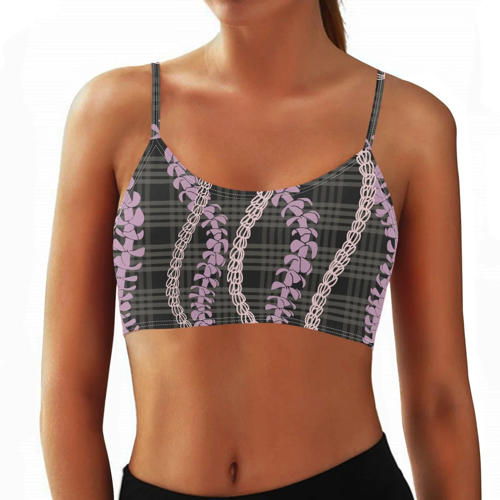 Custom Print Strappy Sports Bra | High Elasticity & Quick-Dry