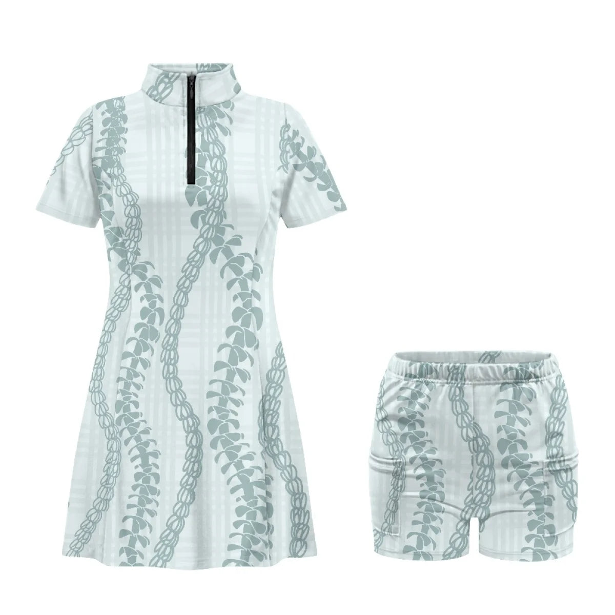 Custom Print Golf & Tennis Dress Set | Quick-Dry & Built-in Shorts