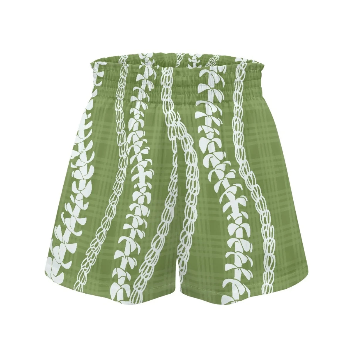 Custom Print High-Waisted Loose Shorts | Paperbag Waist & Side Pockets