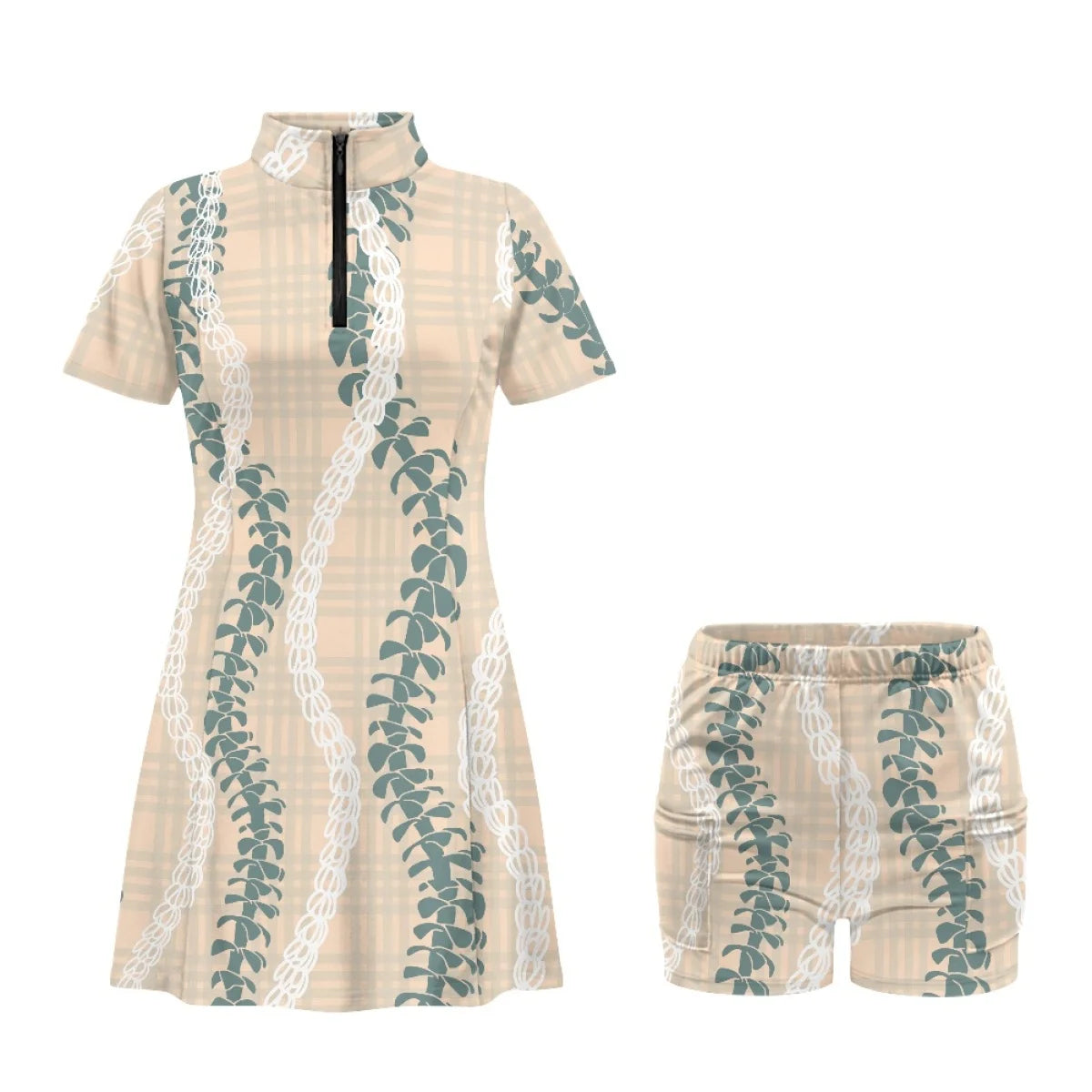 Custom Print Golf & Tennis Dress Set | Quick-Dry & Built-in Shorts