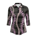 Custom Print Women's 3/4 Sleeve Golf Polo | Sun Protection & Quick-Dry