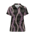 Custom Print Women's Golf Polo Shirt | Quarter-Zip & Quick-Dry Performance