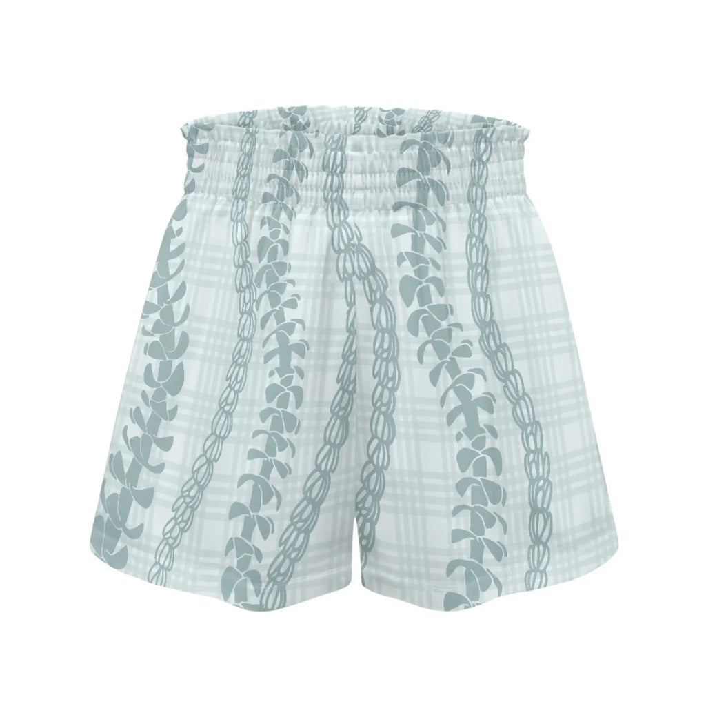 Custom Print High-Waisted Loose Shorts | Paperbag Waist & Side Pockets