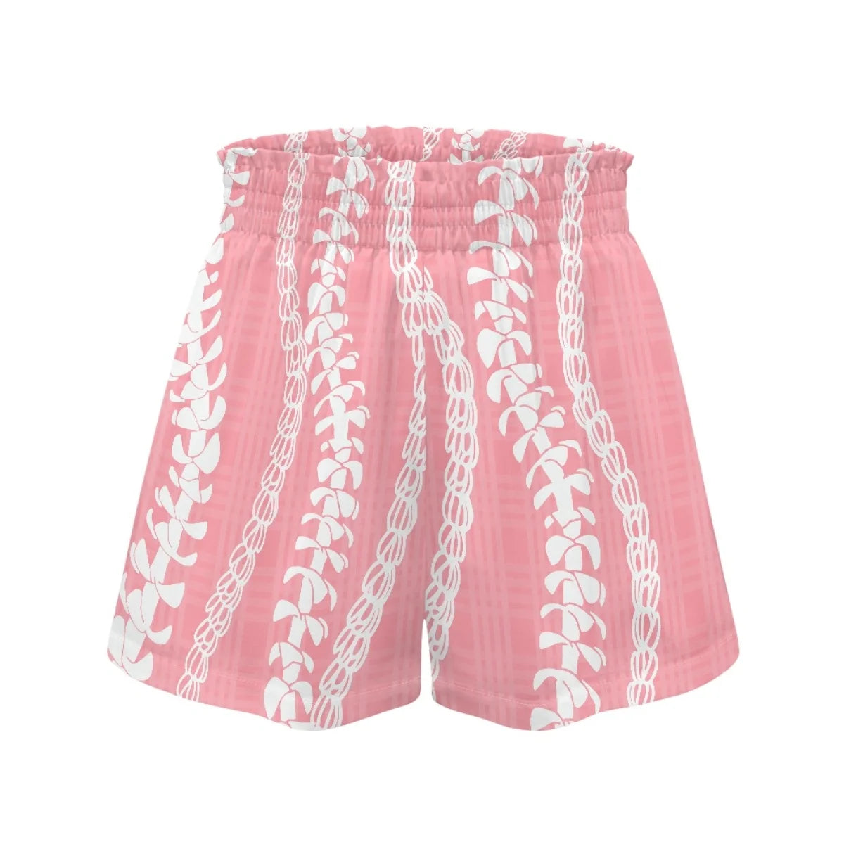 Custom Print High-Waisted Loose Shorts | Paperbag Waist & Side Pockets